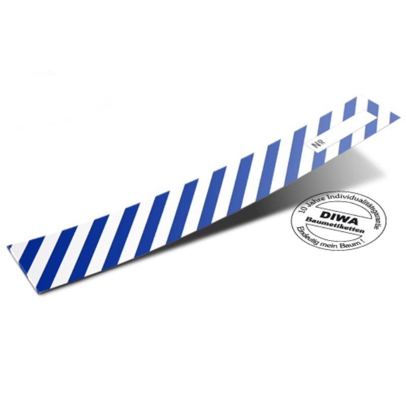 Etiquette Diwa Premium sans code EAN - rayé blanc - bleu foncé - Coserwa Etiquette Diwa Premium sans code EAN - rayé blanc - bleu foncé - Coserwa