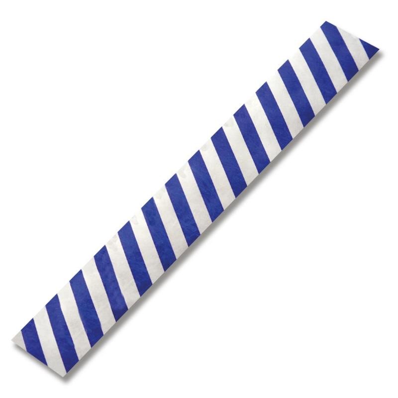 Etiquette bandelette Bioline Diwa - Bleu/Blanc  - Coserwa