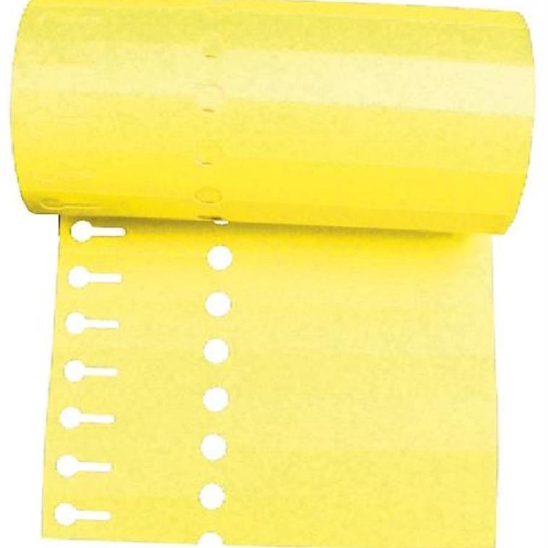 Etiquette à boucle - jaune Etiquette à boucle - jaune