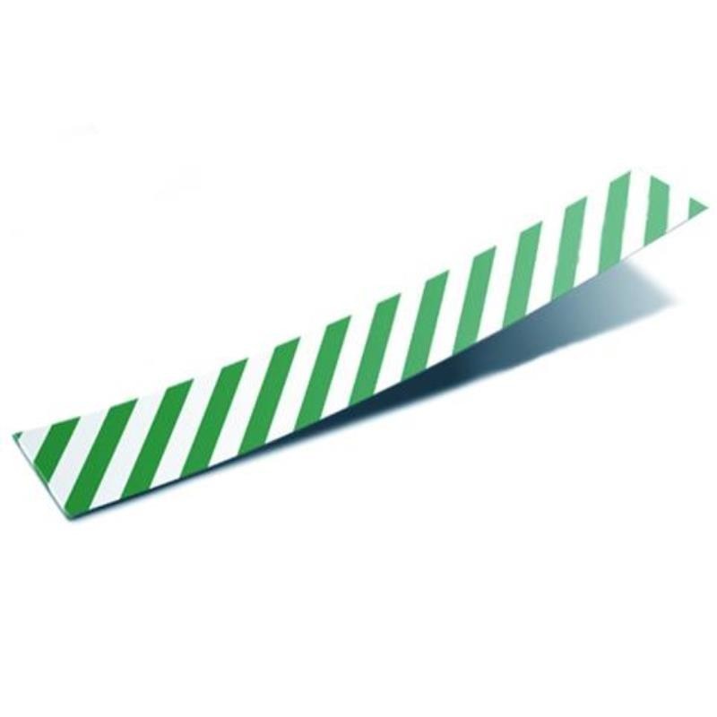 Etiquette Bandelette rayé blanc - vert - Coserwa Etiquette Bandelette rayé blanc - vert - Coserwa