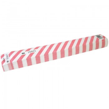 Etiquette Diwa Tiveck avec code EAN et souche rayé rose - blanc