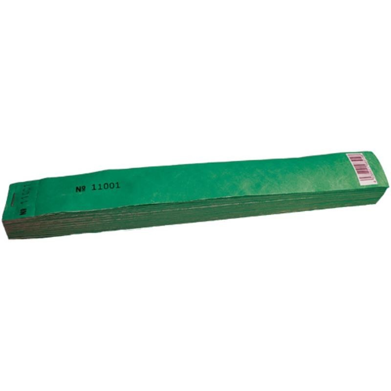 Etiquette Diwa Tiveck avec code EAN et souche vert Etiquette Diwa Tiveck avec code EAN et souche vert
