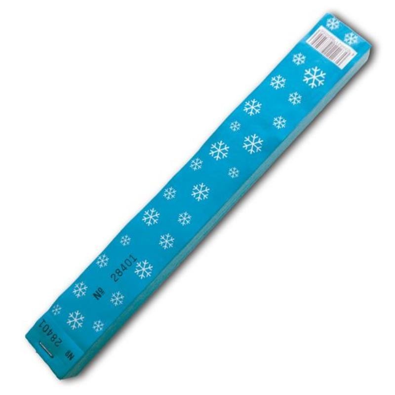 Etiquette bleu clair Motif flocon de neige