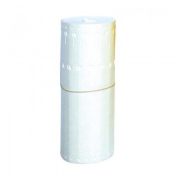 Etiquette à boucle Tyvek largeur 17 mm - blanc - Coserwa