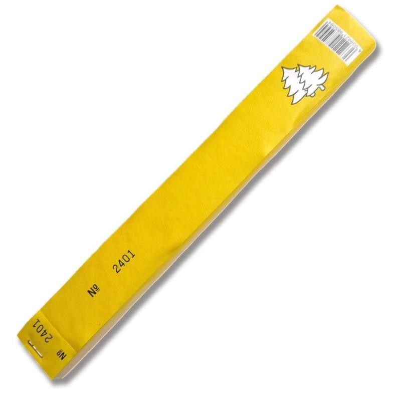 Etiquette motif sapin jaune Etiquette motif sapin jaune